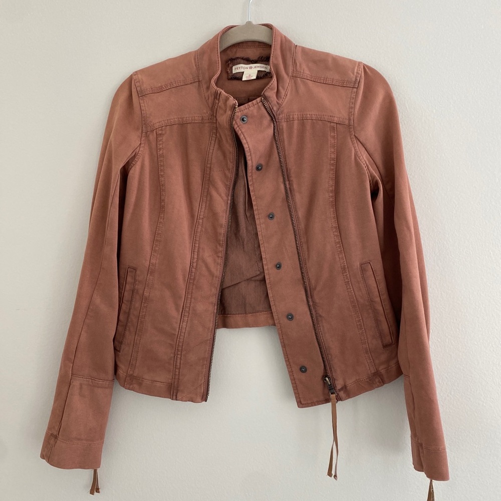 Peyton Jensen Anthropologie Rose Jacket womens size small